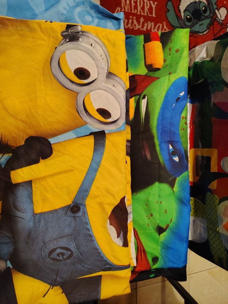 Minion Or Tmnt Shower Curtains