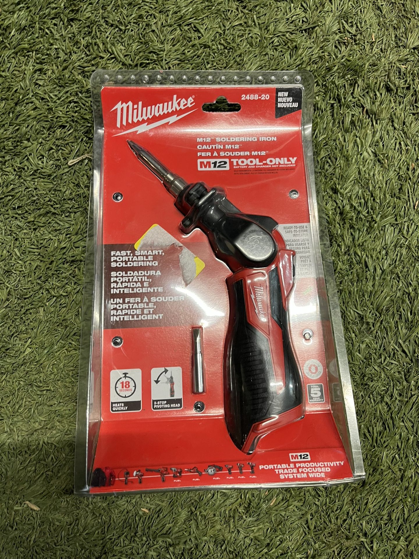 MILWAUKEE- SOLDERING IRON- CAUTIN M12