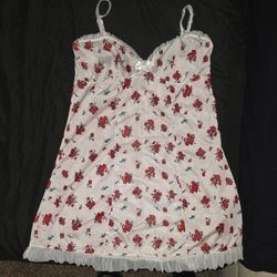 Rose And White Nightgown