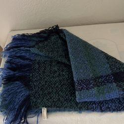 Very Soft Shawl / Scarf - Blue & Green Tones NEW