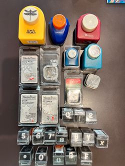 Embossing, punch, Rainbow loom, rubber stamps