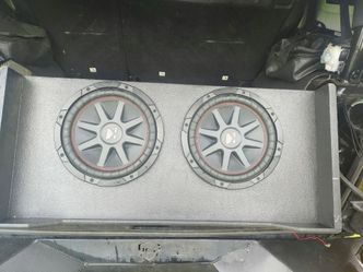 Dual Kicker CompVR Subwoofers in Ported Box