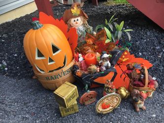 Light up pumpkin and more