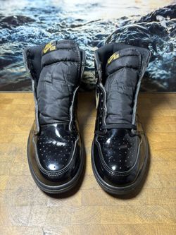 Air Jordan 1 Retro High OG Metallic Black Patent Leather 2020
