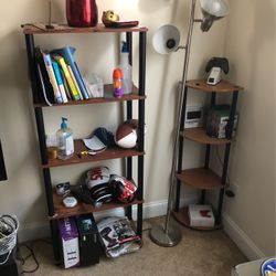 Book Shelf And Corner Piece Shelf For Sale