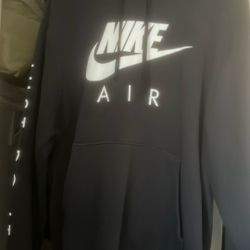 Nike Air Just Do It black hoodie Men’s size (Large)