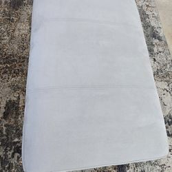 Like new modern suede Ottoman 