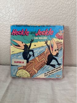 Vintage Terrytoons CBS Films Heckle And Jeckle Log Rollers 209 Super 8 8MM Movie