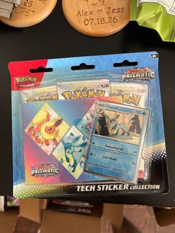 Pokemon prismatic tech sticker collection