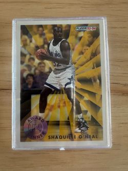Fleer 1993-94 Shaquille O'Neal #231  Orlando Magic Rookie Award Winner