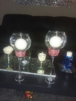 Candle holders 2pc set