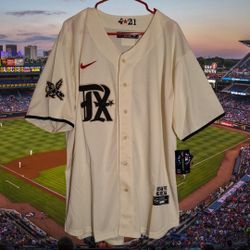 Texas Rangers Corey Seager Nike Cream City Connect Jersey #5