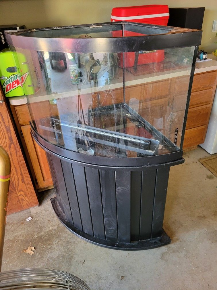 54-gallon-corner-bow-front-fish-tank-for-sale-in-denton-tx-offerup