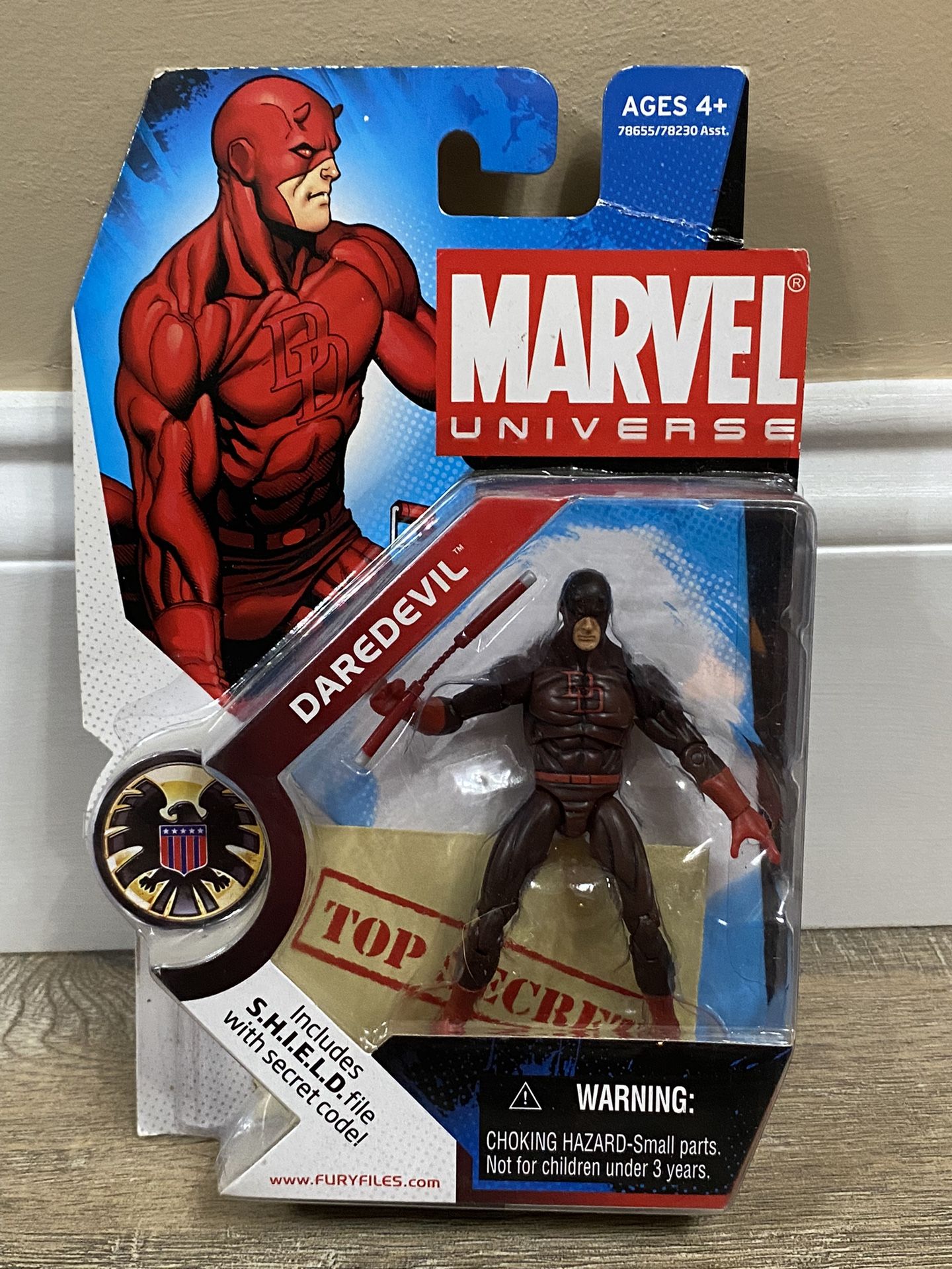 DAREDEVIL (DARK SUIT) MARVEL UNIVERSE 3.75" FIGURE SERIES 1 #008