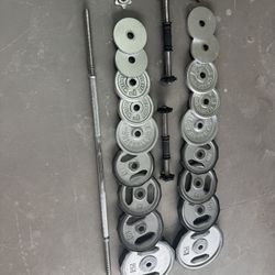 Dumbbell and Barbells Set