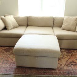 Sofa Set With Ottoman Brought Two Years Ago 