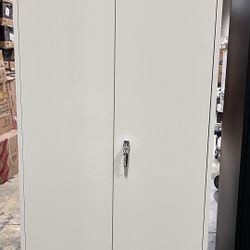 Metal Storage Cabinet with 4 Adjustable Shelves and Locking Doors,72" Lockable Storage Cabinet for Home,Office,Garage Cabinets  Measurements: (L:36” x
