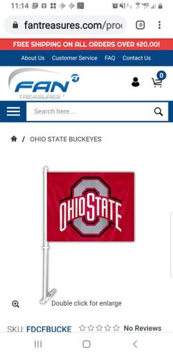 Ohio State's Buckeye Car flag