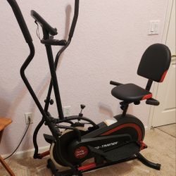 Bike And Elliptical Machine In One