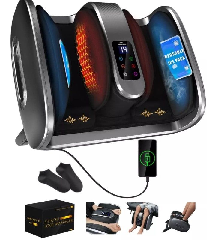 Foot Massager  By Yoyomax Shiatsu H 5.2" W 12.6" D 5.5" 