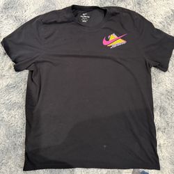 Nike FESTIVAL Graphic Short Sleeve Top Black 90s Colors Nike Retro Xl Tshirt