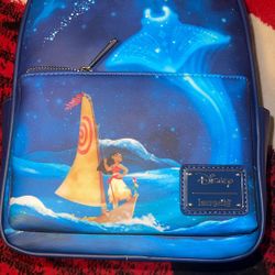 Loungefly Disney Moana Maui's Fish Hook & Gramma Tala Constellation Mini Backpac