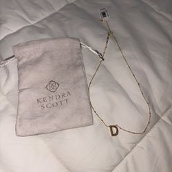 D Initial Kendra Scott Pendent Necklace 