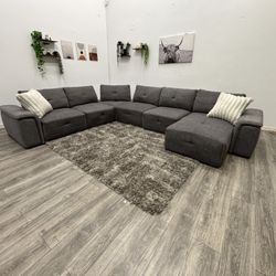 Gray Sectional Couch - Free Delivery 