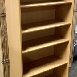$100. Beige Bkshelf. H-6ft. Free Delivery Within 5miles!!