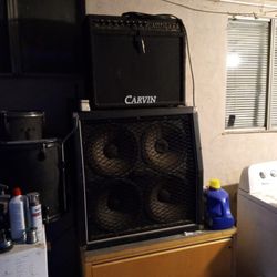 Carving Tube Amp With Cabinet