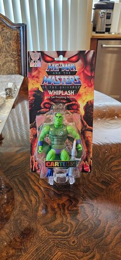 He Man And The Masters Of The Universe Whiplash Figure Mattel / Collectible / Collector / Skeletor / Toy / Man Cave / Gift / Memorabilia