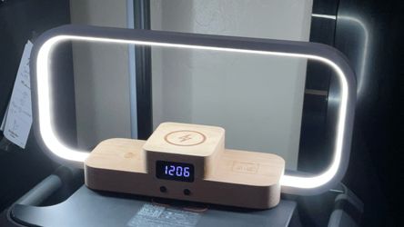 Charging dock with light