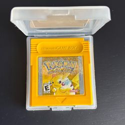 Pokemon Yellow Version (AUTHENTIC, WORKING BATTERY)