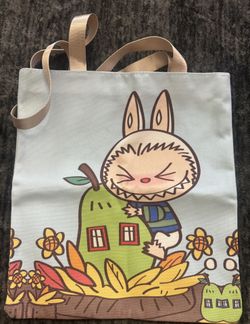 Labubu Tote Bag with Zipper 