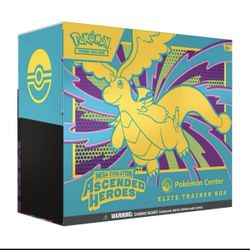 Pokemon TCG - Ascended Heroes - Pokemon Center ETB - FACTORY SEALED - Mint