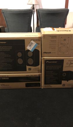 Pioneer Subwoofer & Speakers/Yamaha Receiver