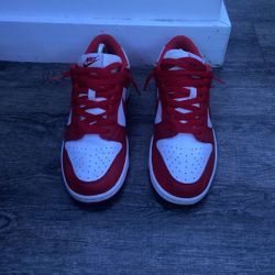 Red Dunks Size 8.5 Men