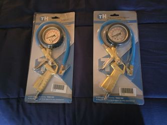 Teng Hui Tire Inflator Gun with Gauge – 2 Pack