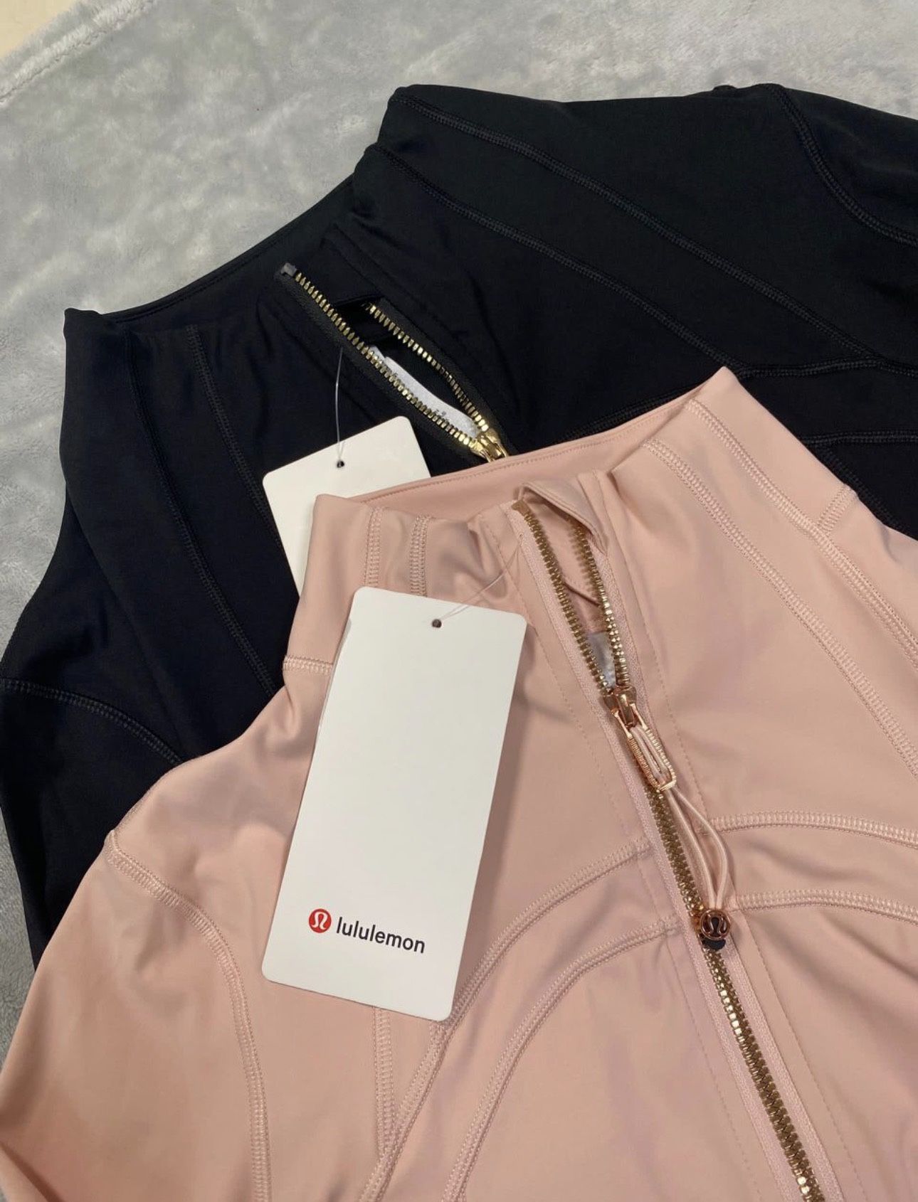 Black and pink lululemon jackets
