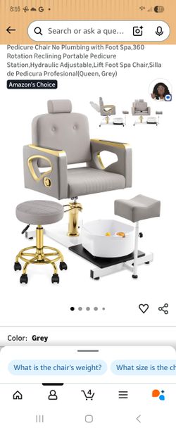 Pedicure chair