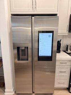 Samsung site by side AI Family Hub Refridgerator