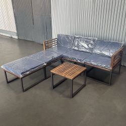 6pc Outdoor Patio Sectional Furniture Set
