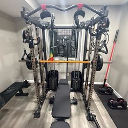 Hudson Steel C5 Miami Super Gym + Hudson Steel Adjustable Bench - Like New