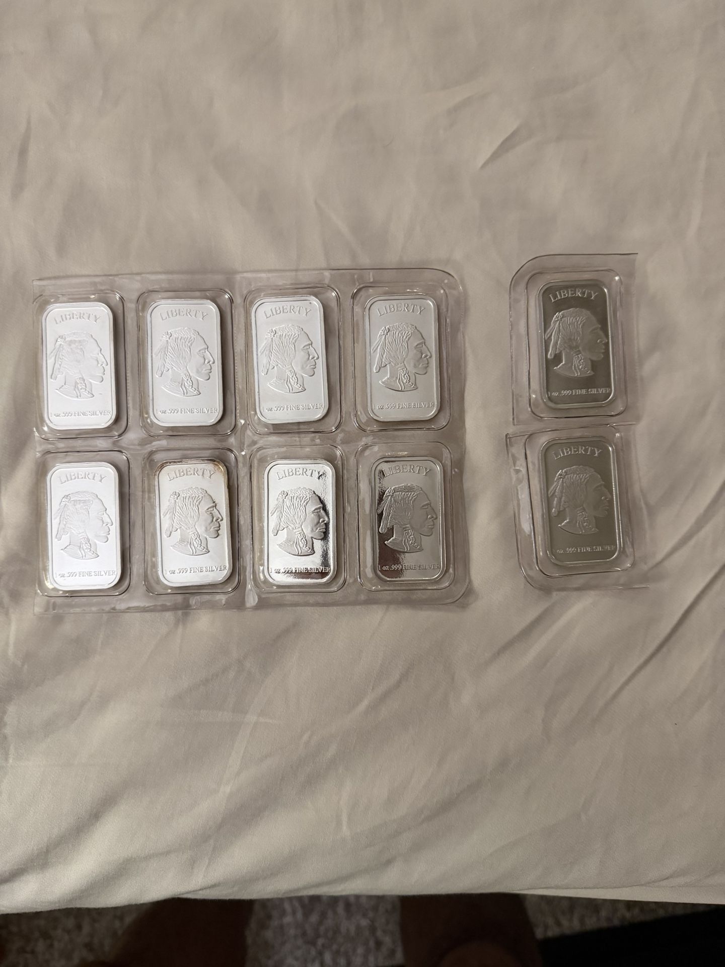 1oz .999 Silver Bars