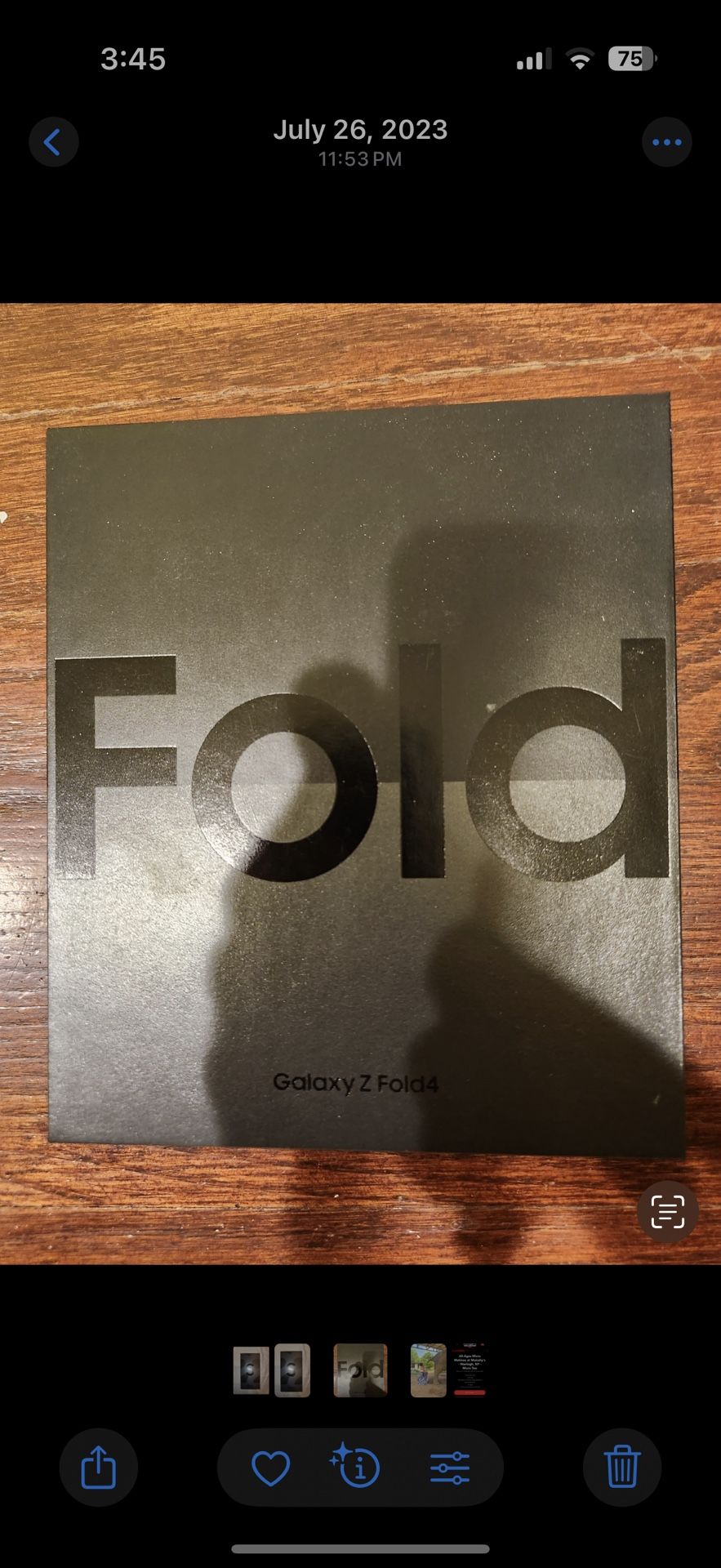 BRAND NEW SAMSUNG GALAXY Z FOLD 4 256 GB