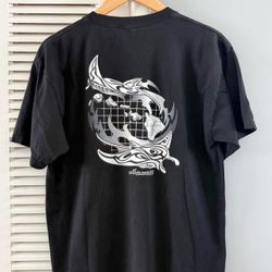 Vintage Y2K Hawaii Tribal  Black T-shirt