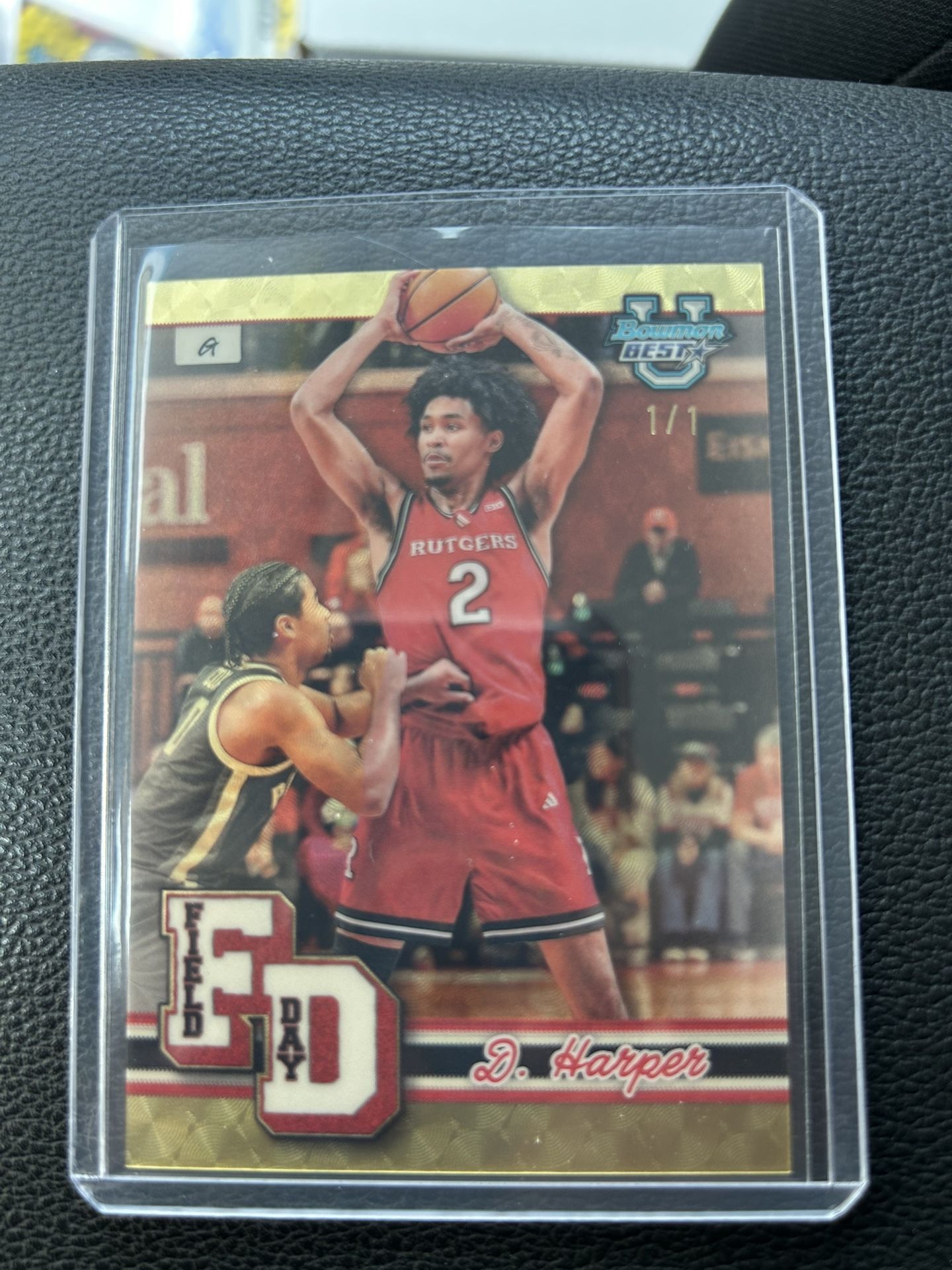 24/25 Bowman’s Best U Basketball Dylan Harper 1/1 Field Day Superfractor.