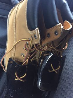 Steel Toe Boots + AirPods 2