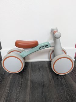Sereed Balance Bike Toddler Green Brown