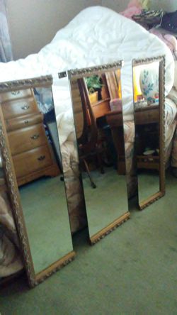 Vintage Three-piece Mirror